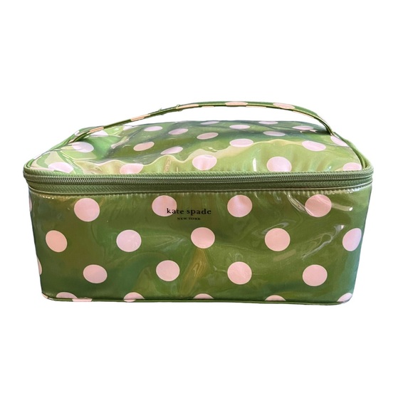 kate spade Handbags - Kate Spade polka dot makeup case